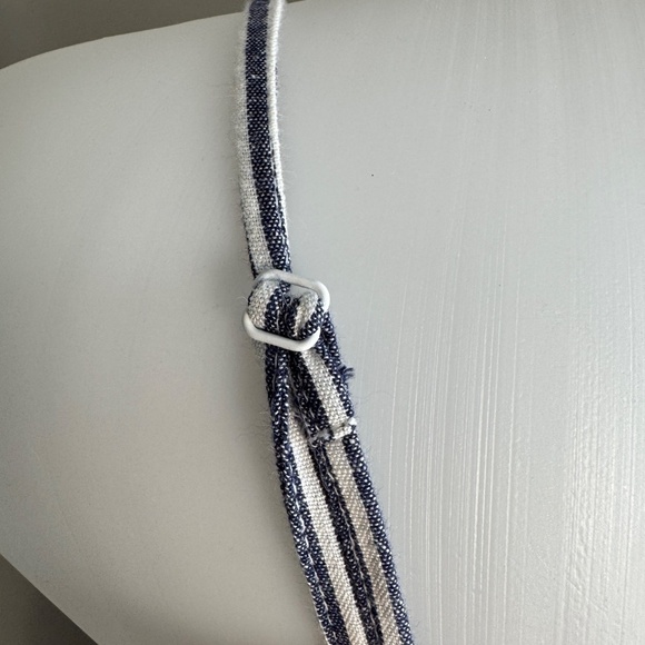 Old Navy Sleeveless High Neck Striped Summer Dress M Beach Boardwalk Festival - Picture 5 of 16